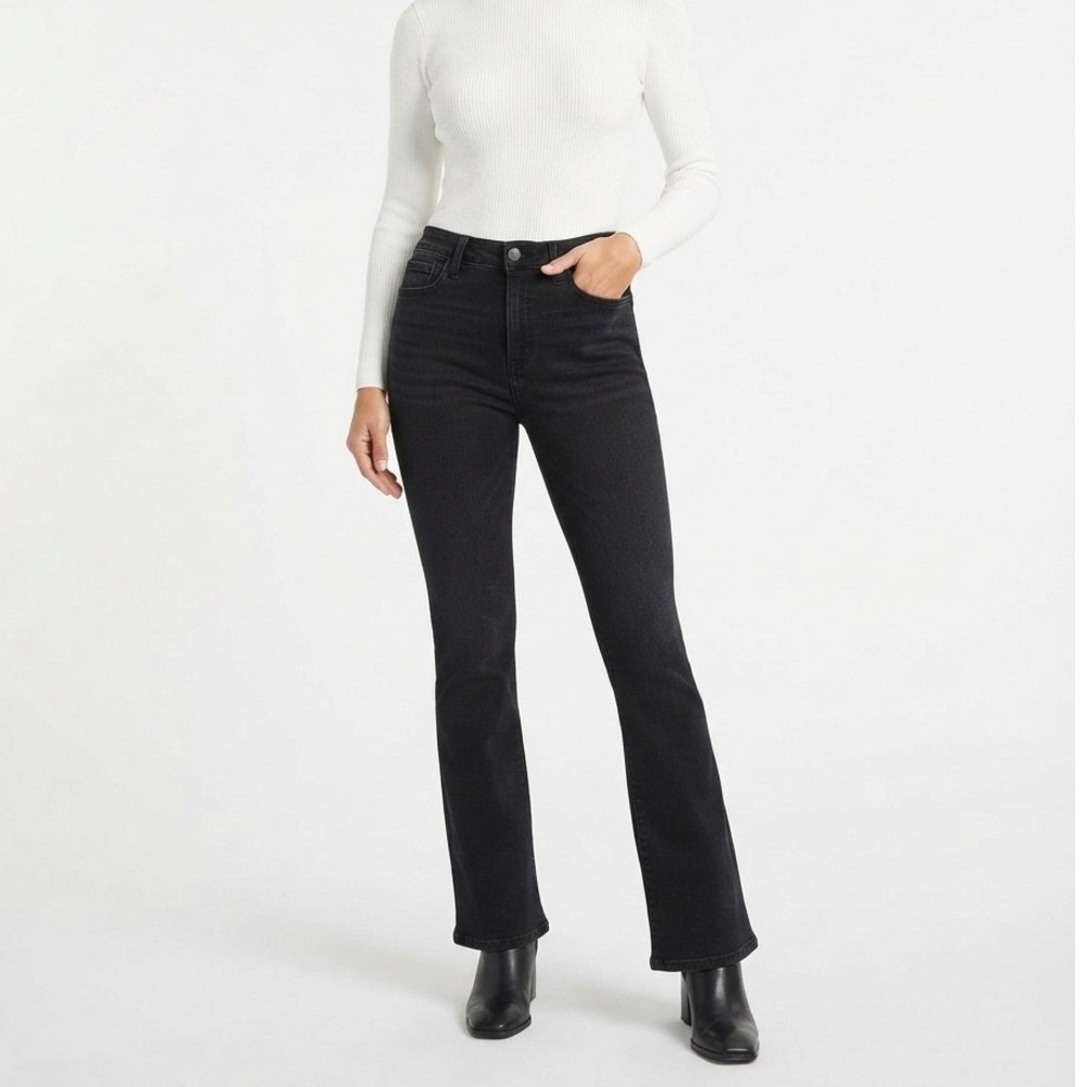 BKE Parker Jeans Black High Rise Bootcut Universal Fit - 32 x 34